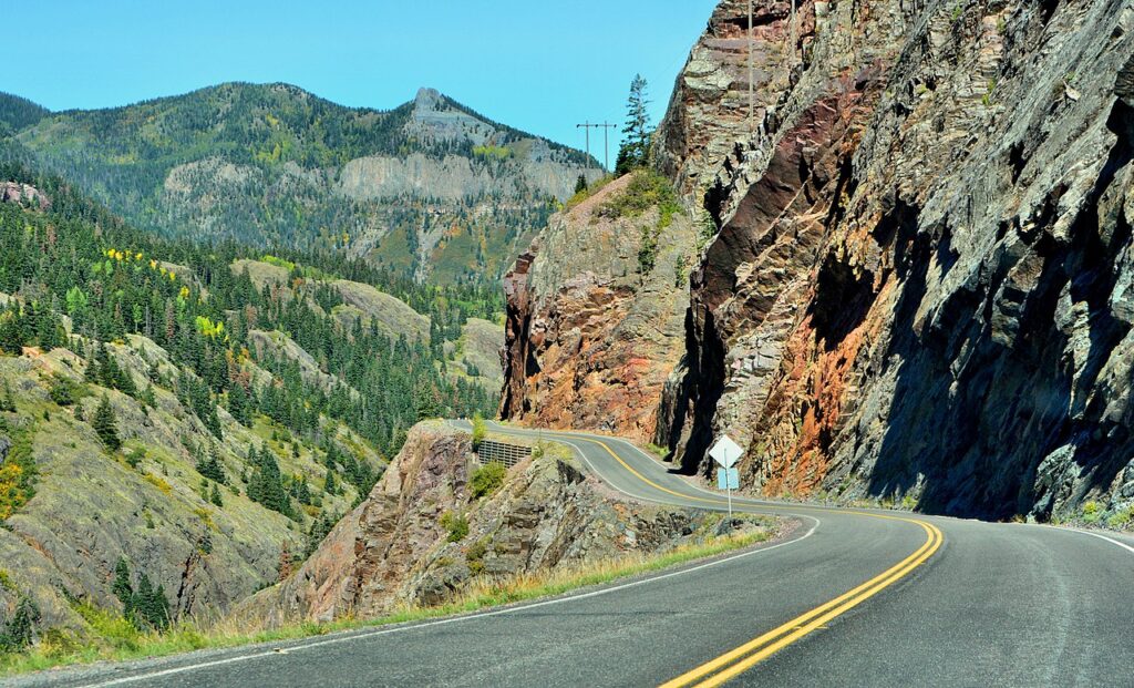 La Million Dollar Highway ha pochi guardrail