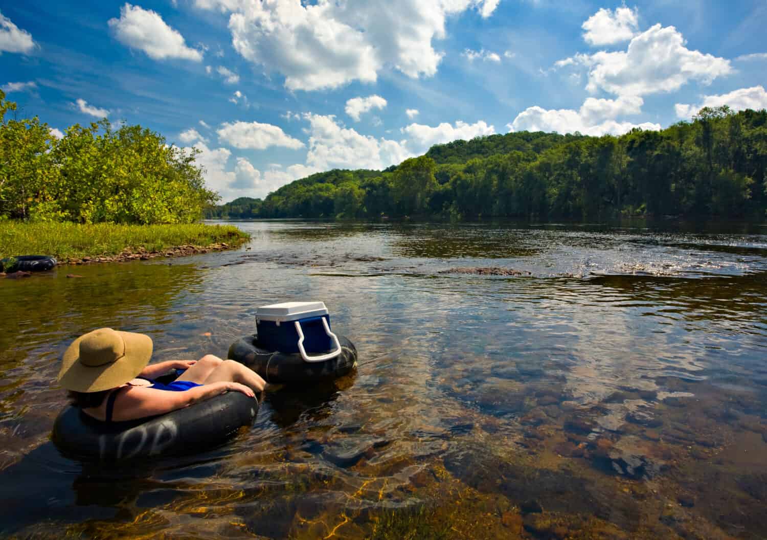 Tubi James River, divertimento estivo