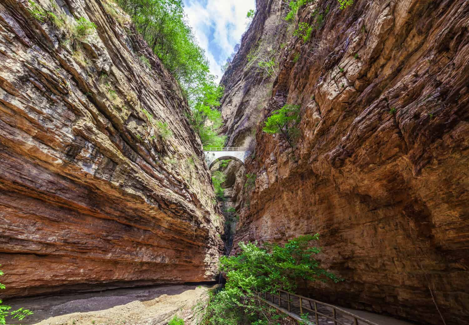 Un'affascinante vista del canyon nel Parco nazionale di Hell's Gate, in Kenya