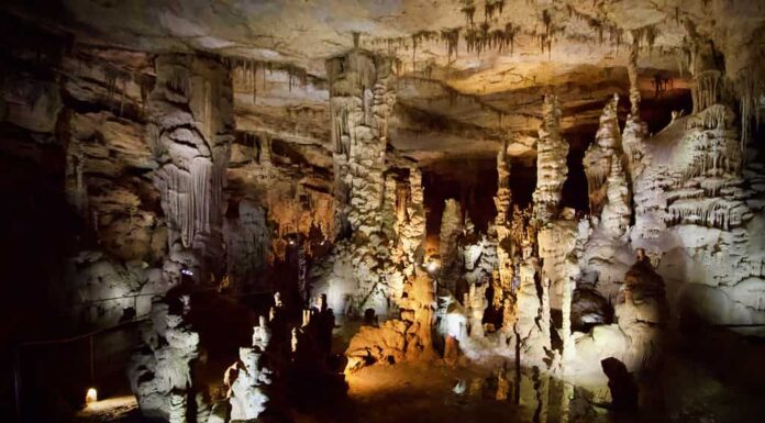 l'interno delle Caverne della cattedrale a partire dal 2019