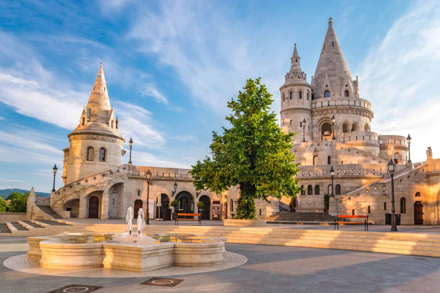 Budapest Ungheria, alba al Bastione dei Pescatori