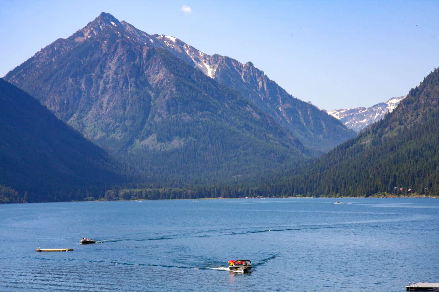 Lago Wallowa nell'Oregon orientale vicino a Joseph, Oregon