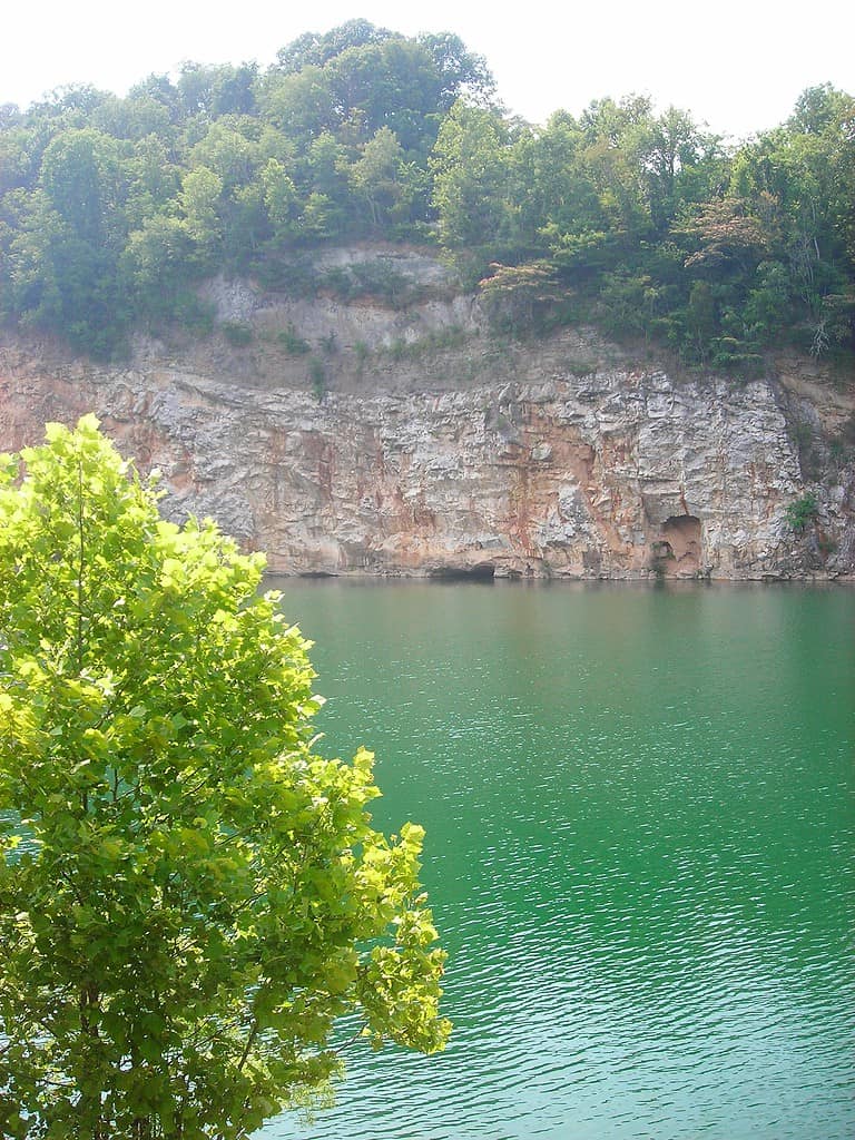 La cava di Forst Dickerson si trova a Fort Dickerson Park a Knoxville, nel Tennessee.