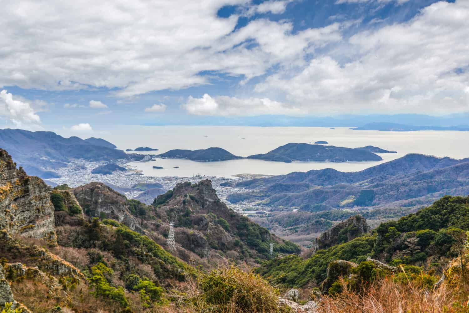 Kankakei Gorge una parte del Parco Nazionale di Setonaikai