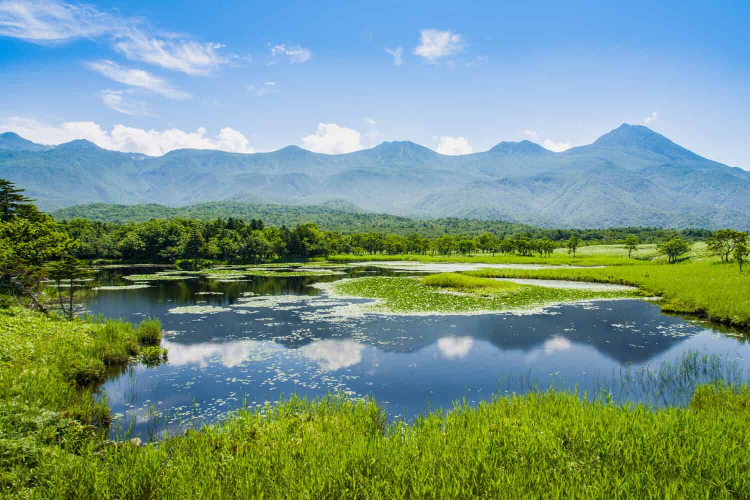 Parco nazionale di Shiretoko situato sulla penisola di Shiretoko nell'Hokkaido orientale