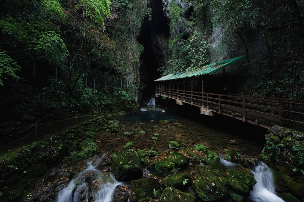 Grotta di Akiyoshido, Mine City, Prefettura di Yamaguchi, Giappone