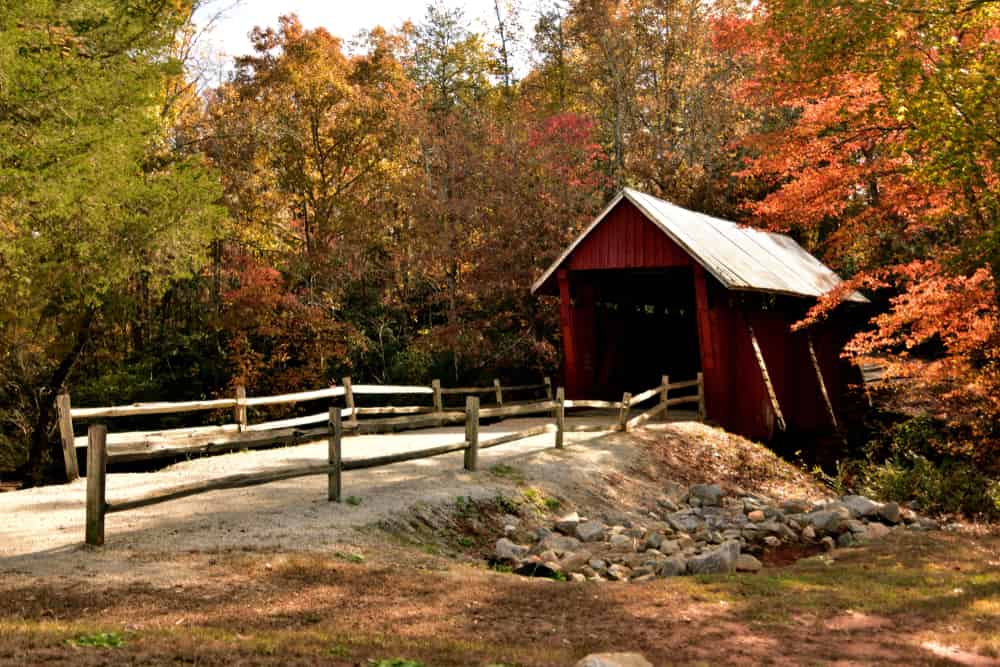 L'ultimo ponte coperto intatto nella Carolina del Sud.