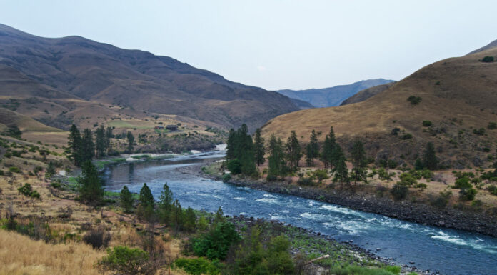 Abbassare il fiume Salmon Idaho