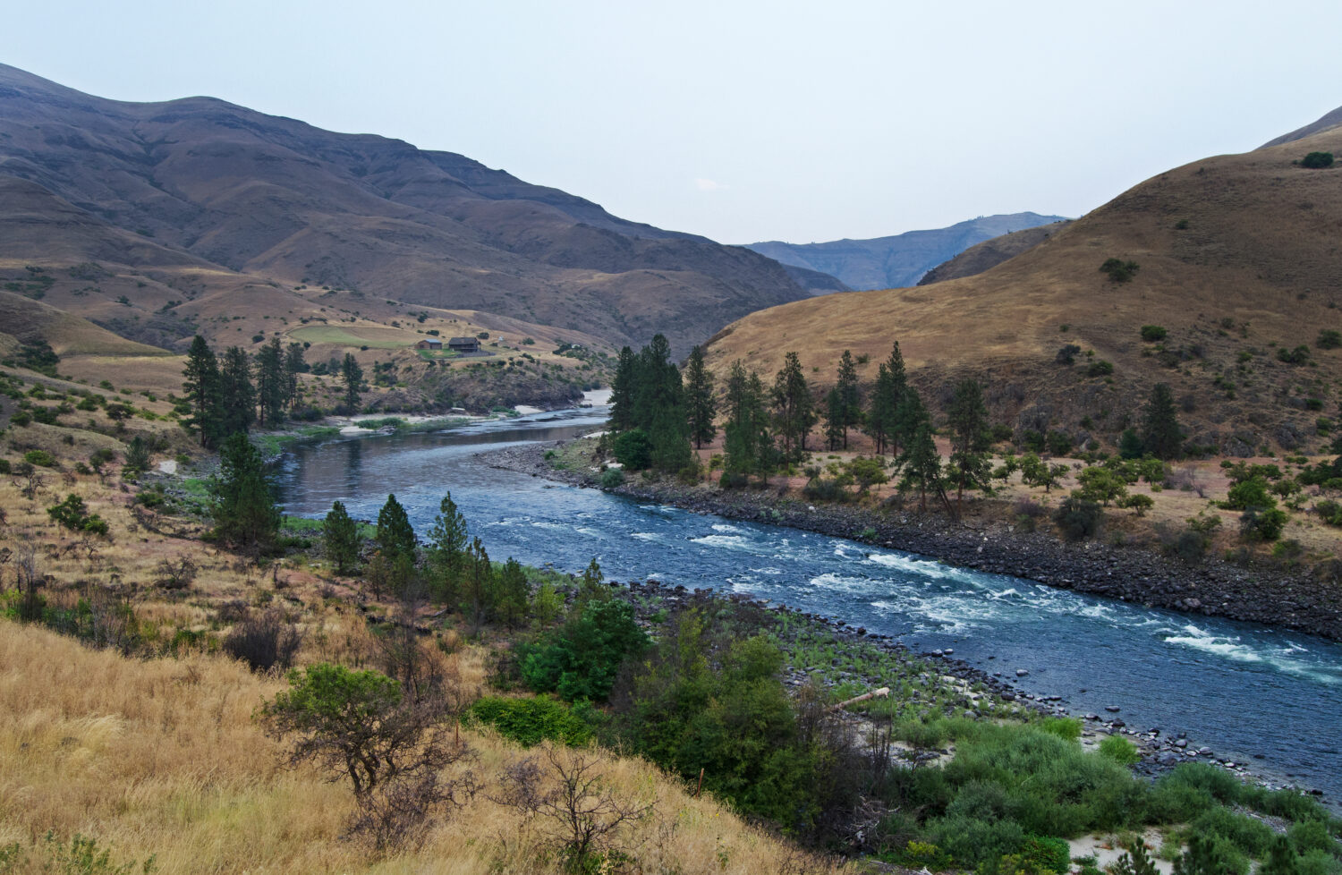 Abbassare il fiume Salmon Idaho