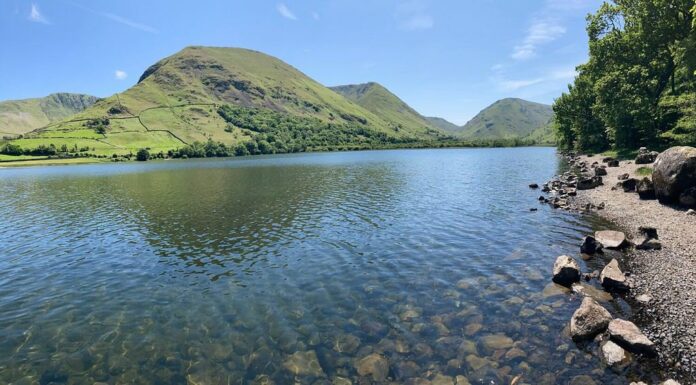 Lago Brotherswater a Patterdale nel Parco nazionale del Lake District inglese