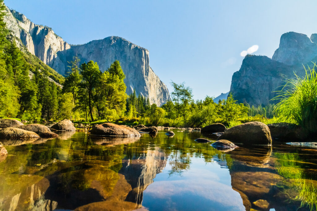 Bellissime immagini della natura del Parco Nazionale di Yosemite in California USA