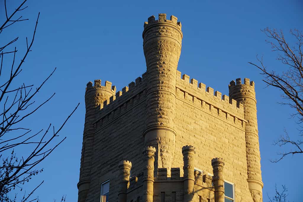 Old Main Castle nel campus della Eastern Illinois University