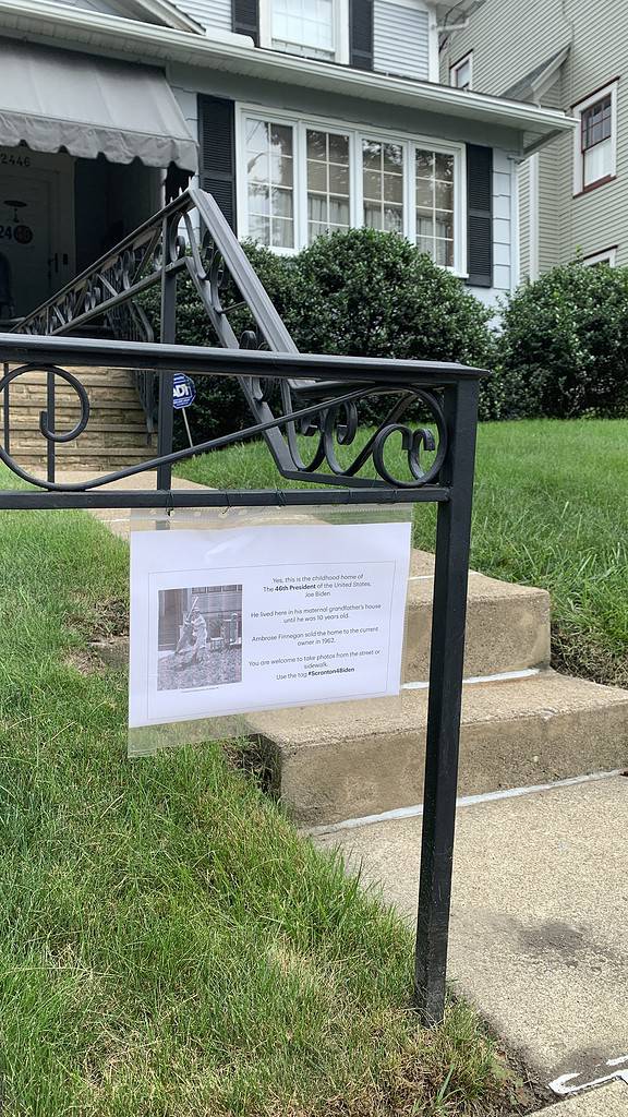 Casa d'infanzia di Joe Biden a Scranton, Pennsylvania.