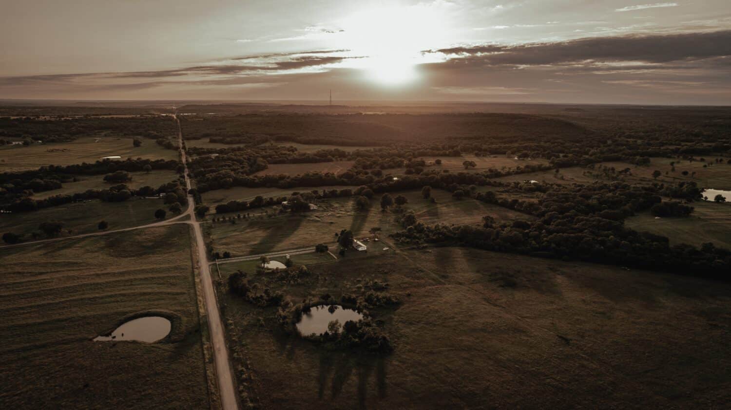 Riprese da drone da Wellston Oklahoma