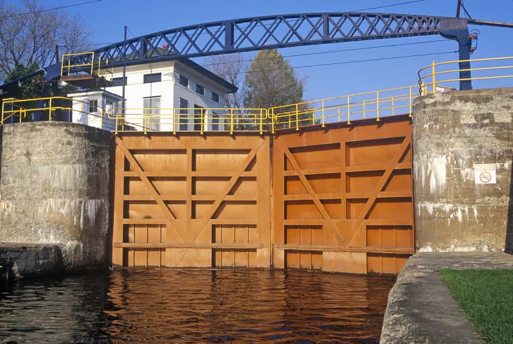 Erie Canal, 20 miglia Park Locks, Erie, New York