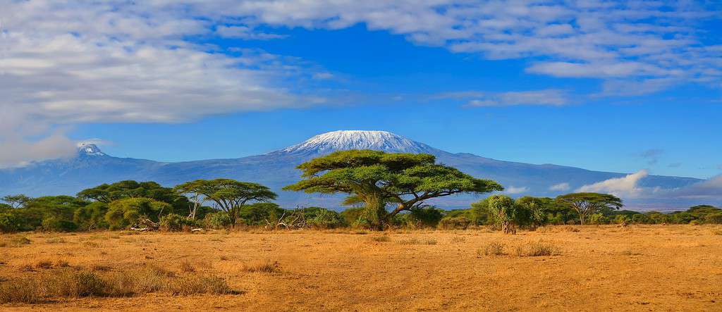 Catena montuosa del Kilimangiaro in Tanzania