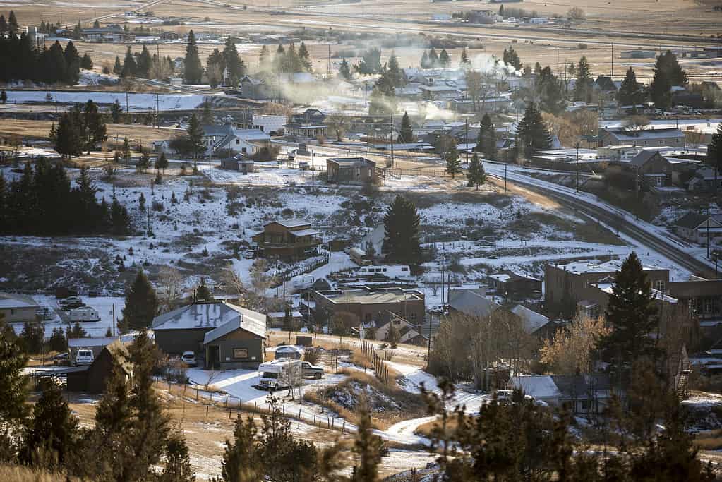 Thie cittadina rurale di Philipsburg, Montana.