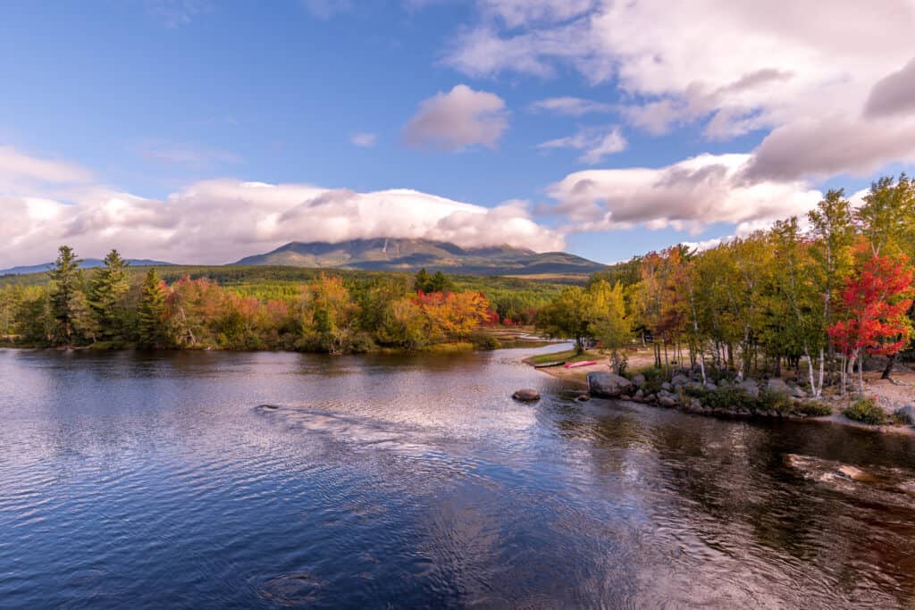 Monte Katahdin dal ponte Abol