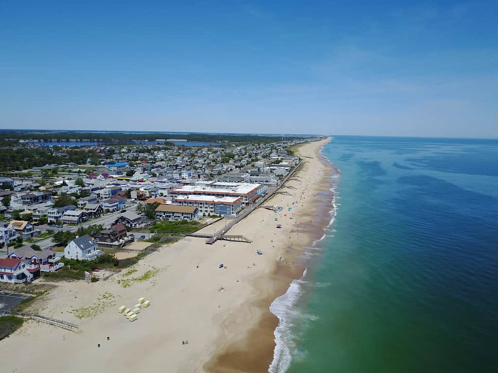Foto drone di Bethany Beach Delaware