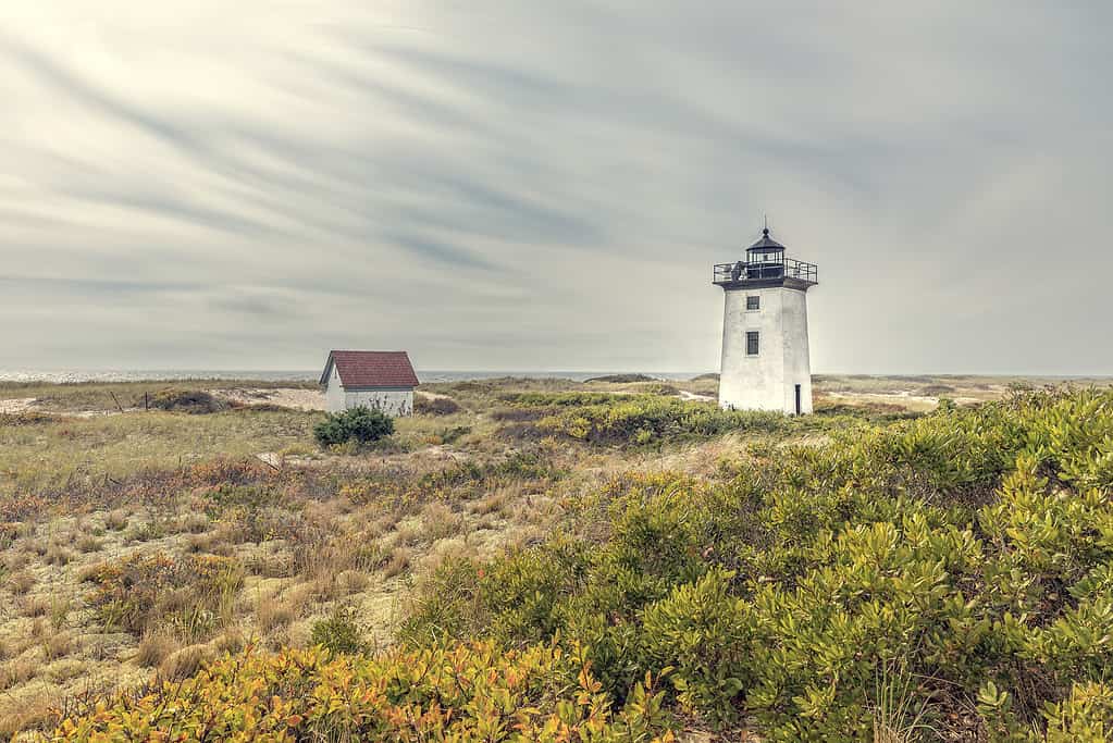 La stazione della luce di Long Point, il faro, Provincetown Massachusetts