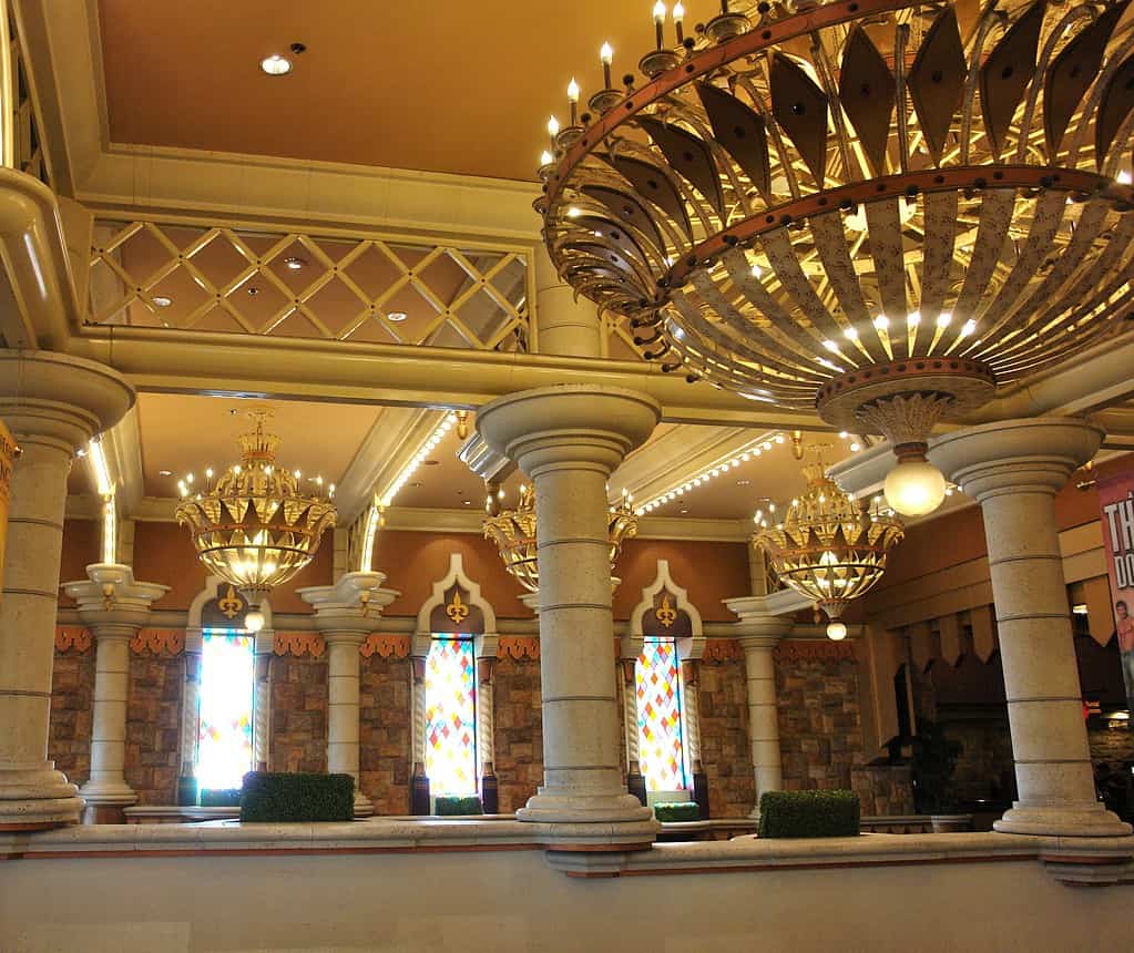 Interno dell'Excalibur Hotel and Casino