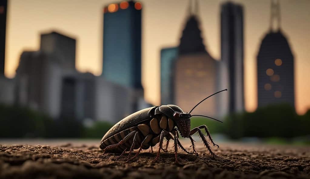 Gli scarafaggi prosperano negli ambienti urbani.