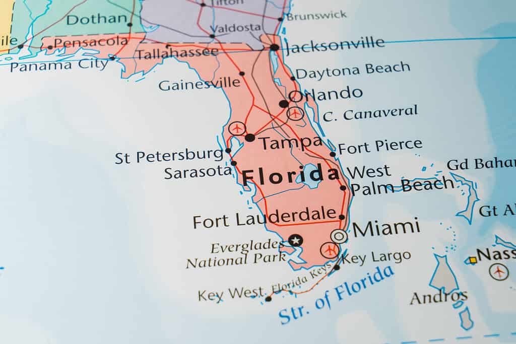 Mappa della Florida