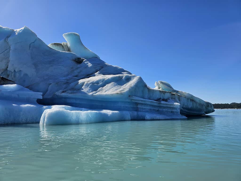 Iceberg sul lago Alsek