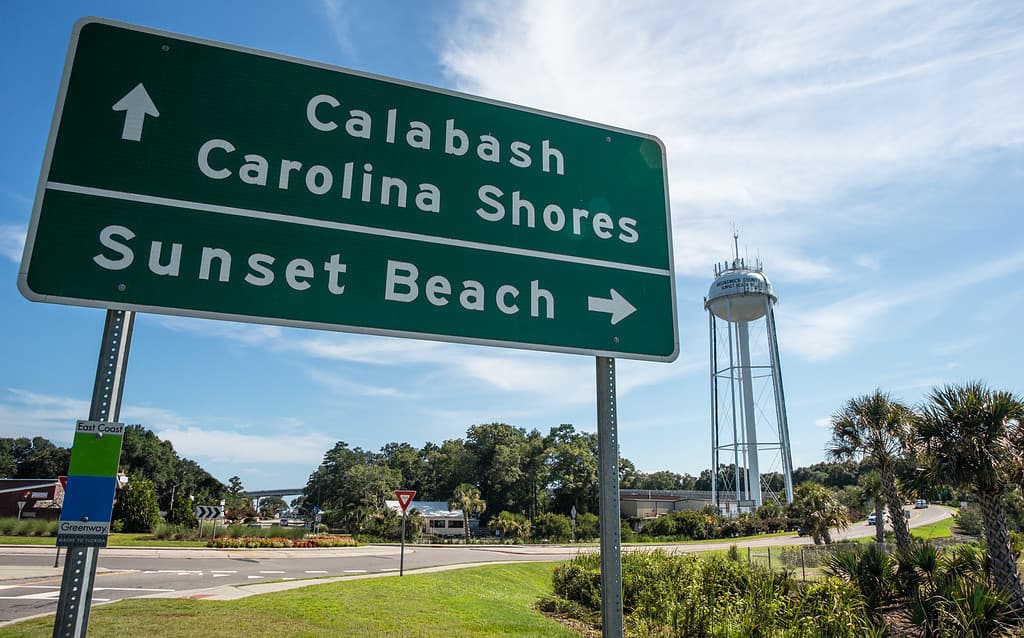 Segno delle spiagge della Carolina del Nord