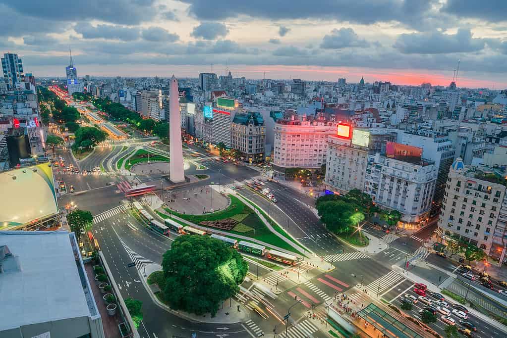 La capitale di Buenos Aires in Argentina