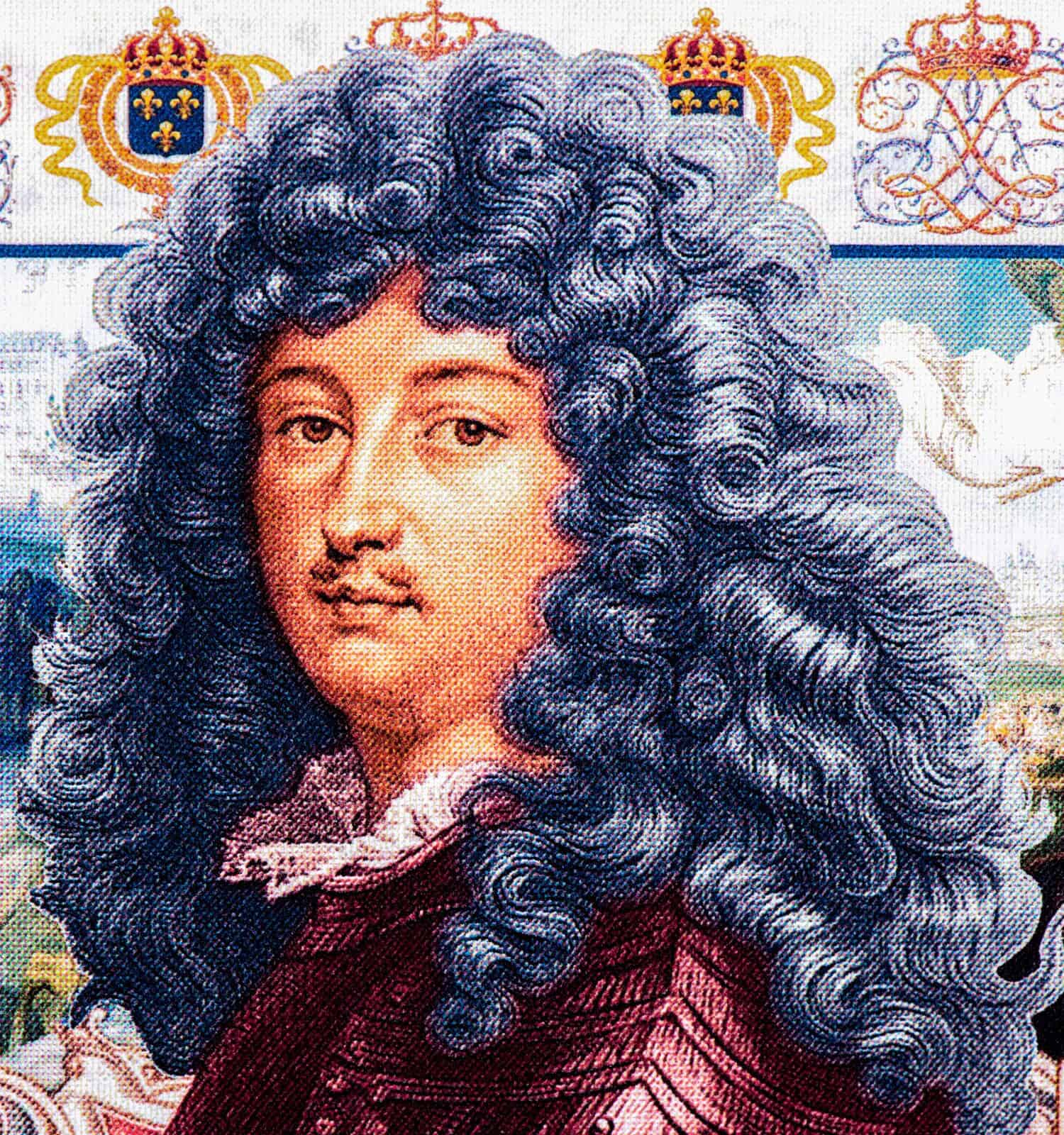 Re Luigi XIV, Ritratto da Kamberra 50 Numismas, Banconote 2018.