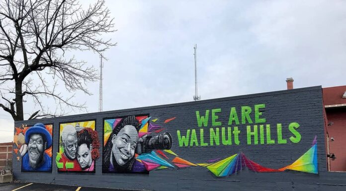 Murale di Walnut Hills a Cincinnati