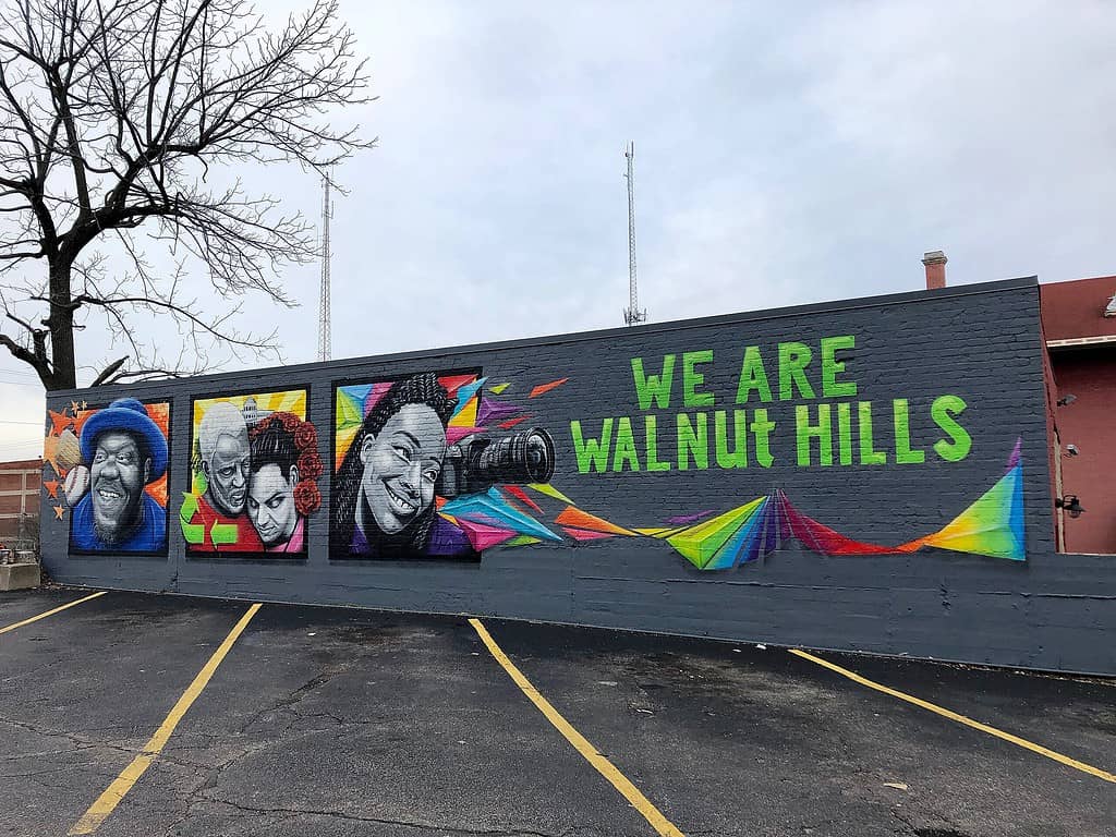 Murale di Walnut Hills a Cincinnati