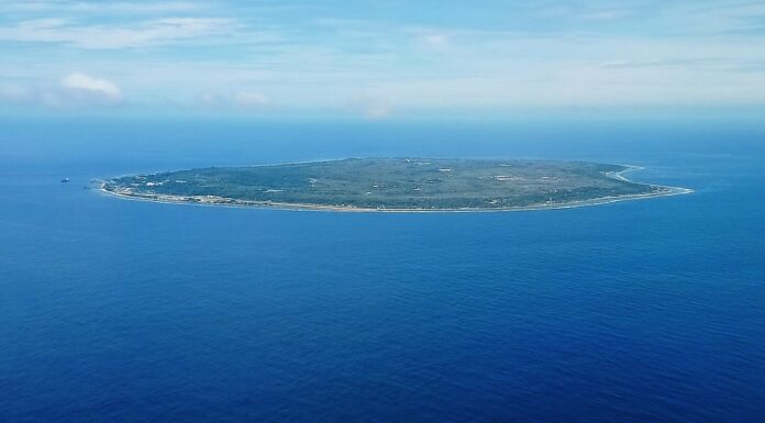 Nauru - 3° paese più piccolo del mondo, veduta aerea