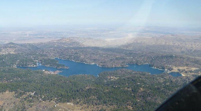 Vista aerea Lake Arrowhead