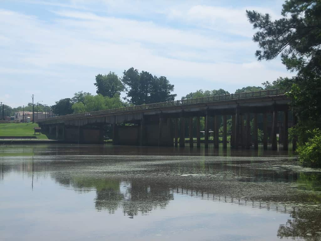 Sabine River a Logansport, Louisiana