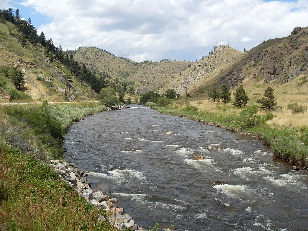 Poudre fiume Colorado