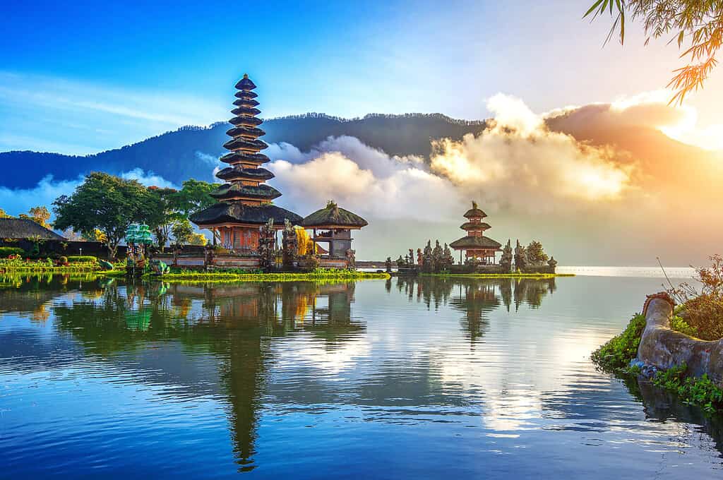 Tempio Pura Ulun Danu Bratan a Bali, Indonesia.