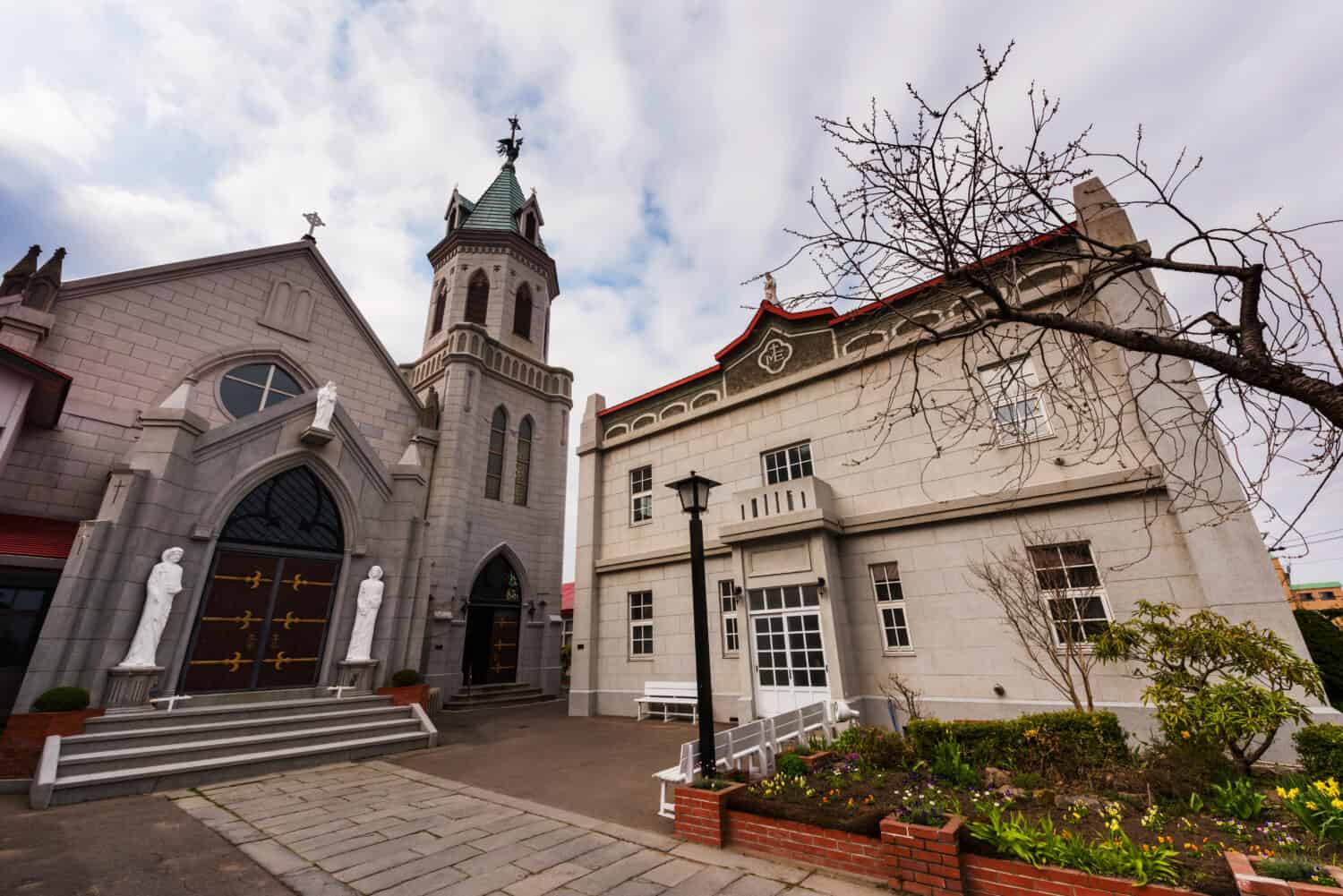 Chiesa cattolica romana Motomachi, Hakodate, Hokkaido, Giappone