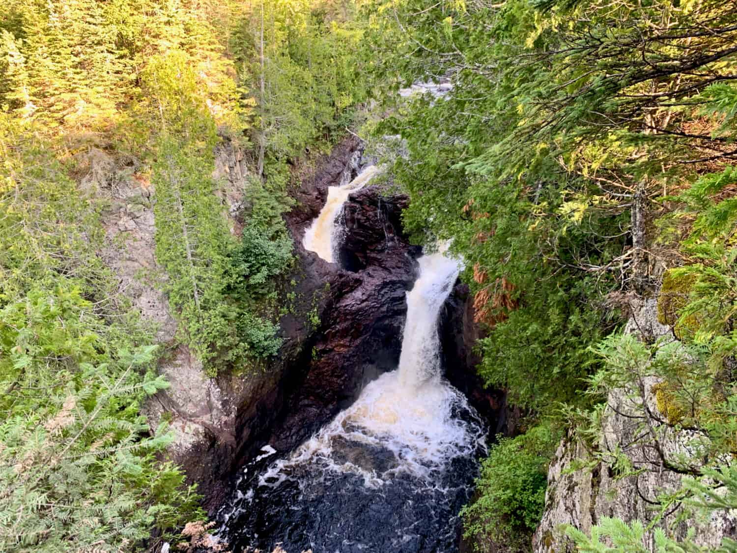 Cascata del bollitore del diavolo, North Shore Minnesota