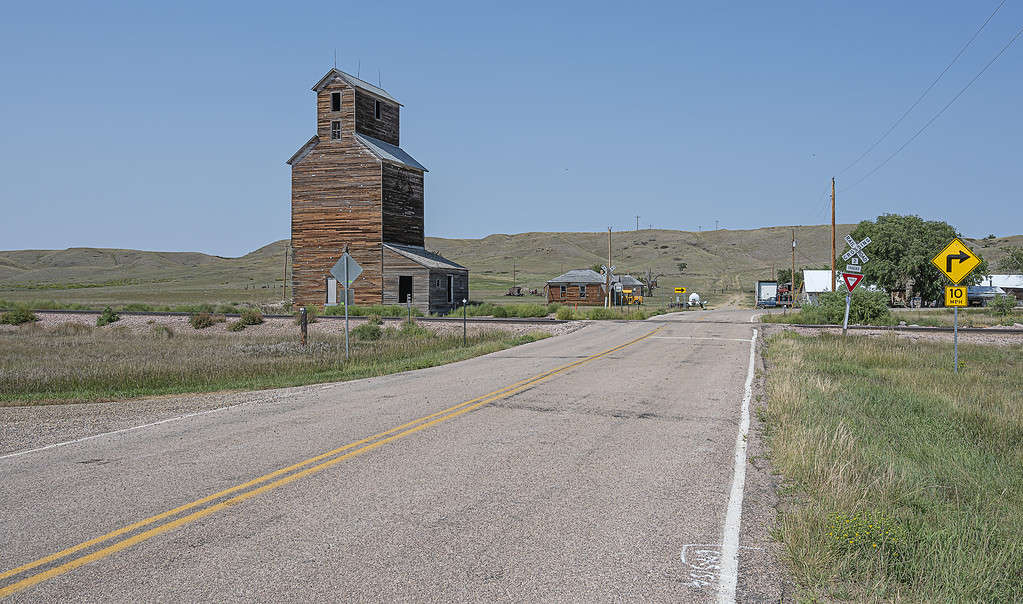 Città fantasma di Owanka nel Sud Dakota