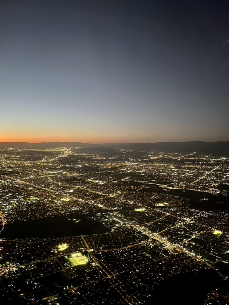 L'aeroporto internazionale di Los Angeles ha viste incredibili.