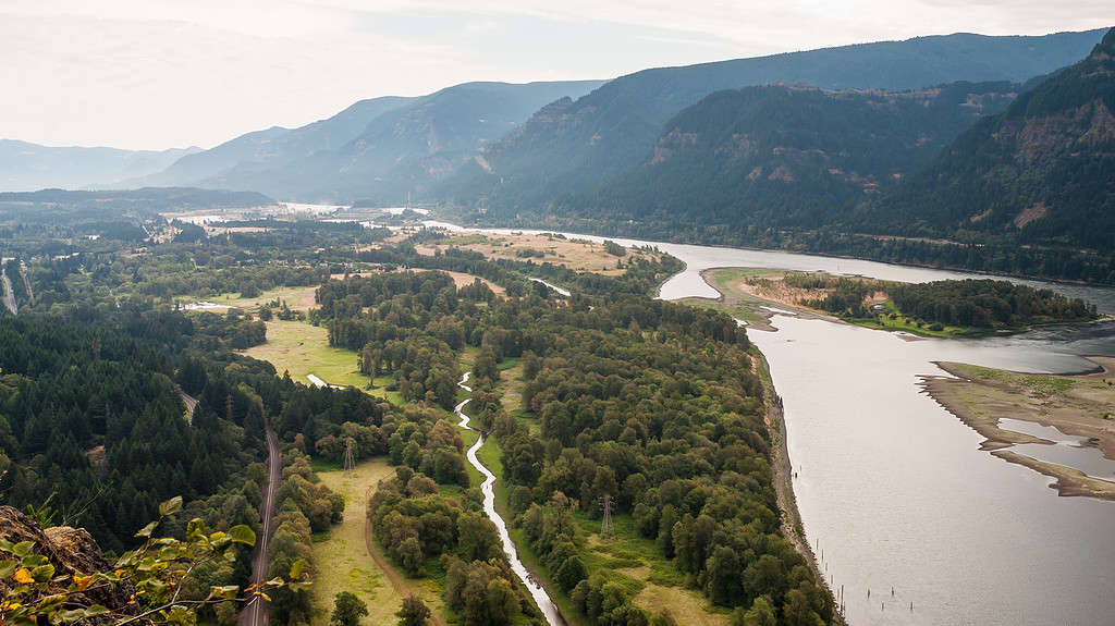 Gola del fiume Columbia - Vista da Beacon Rock