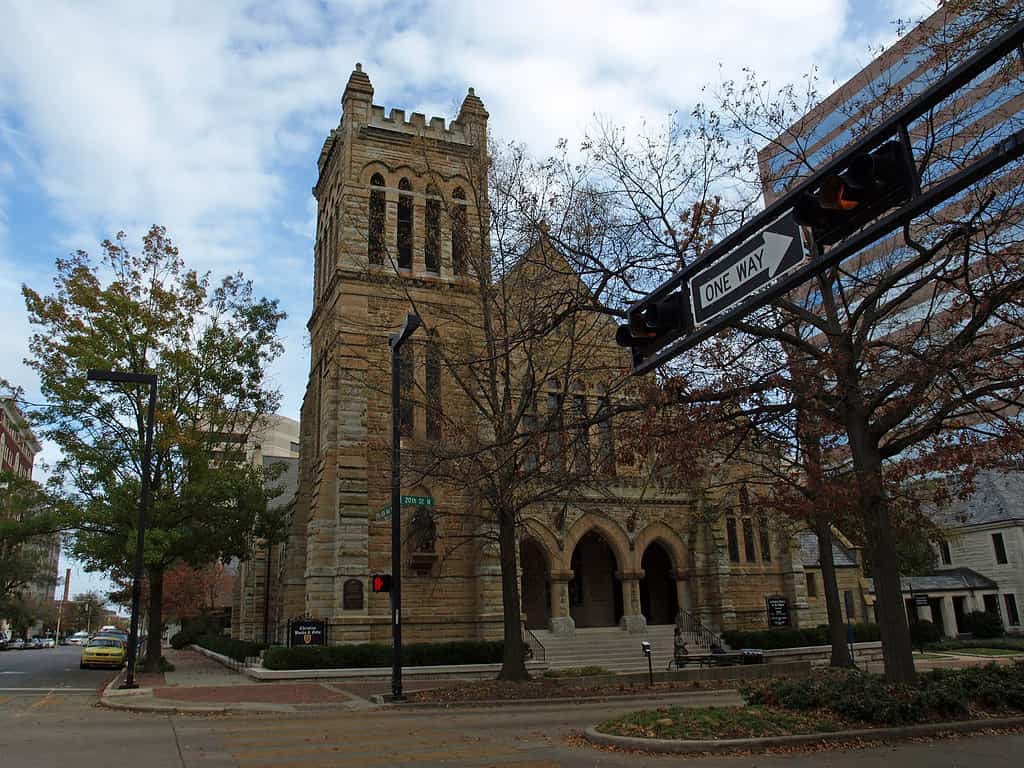 La chiesa cattedrale dell'Avvento a Birmingham, in Alabama, iscritta nel registro nazionale dei luoghi storici