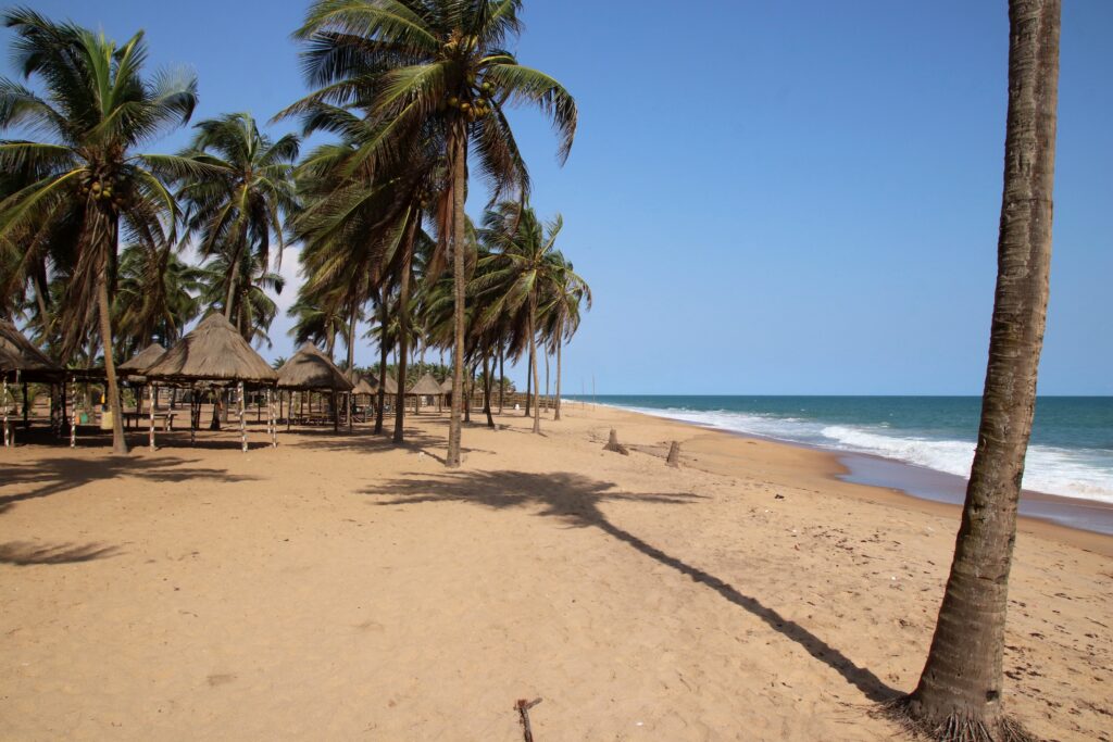 Coco Beach ad Avepozo, Togo, Africa occidentale.