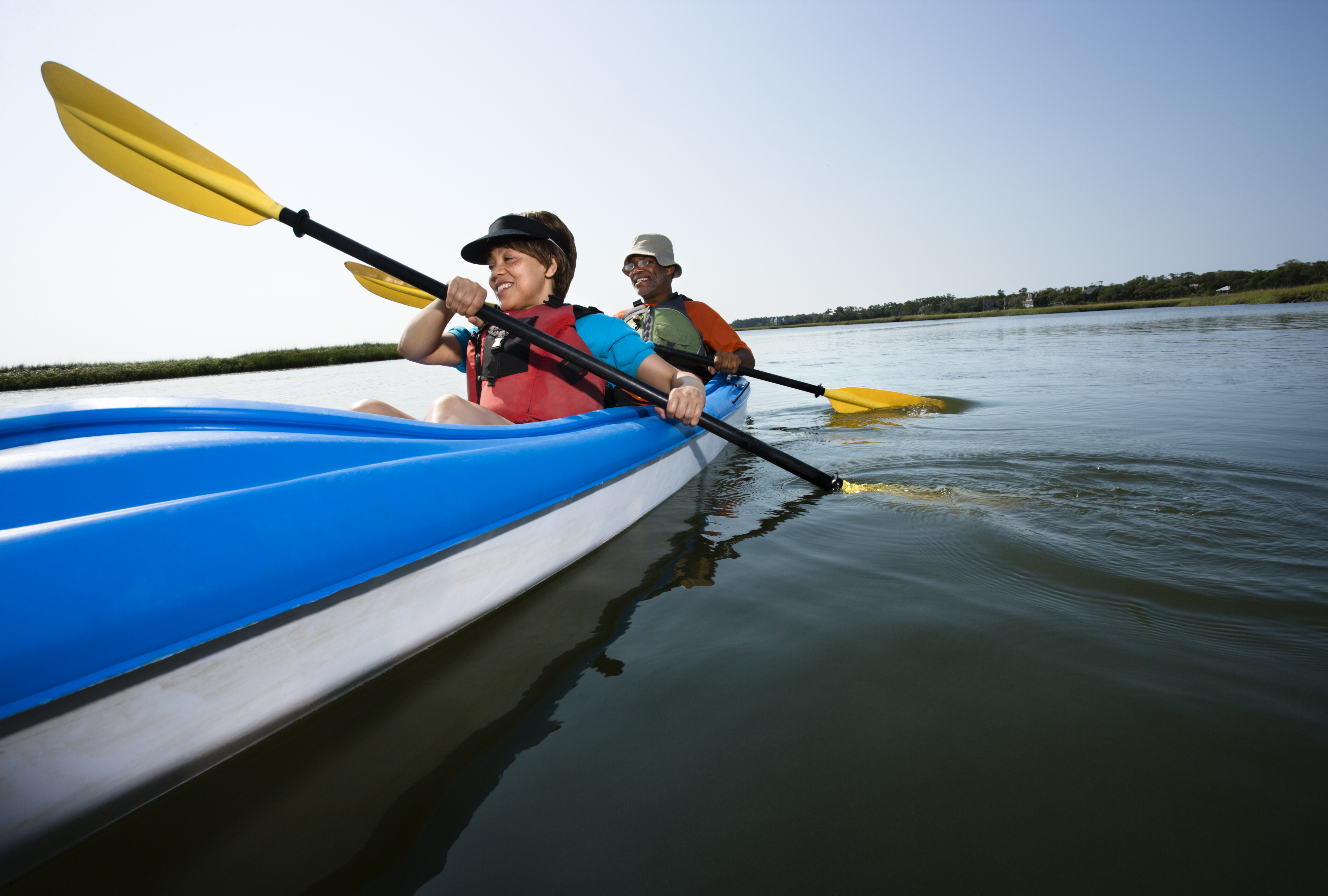 Coppia in kayak.