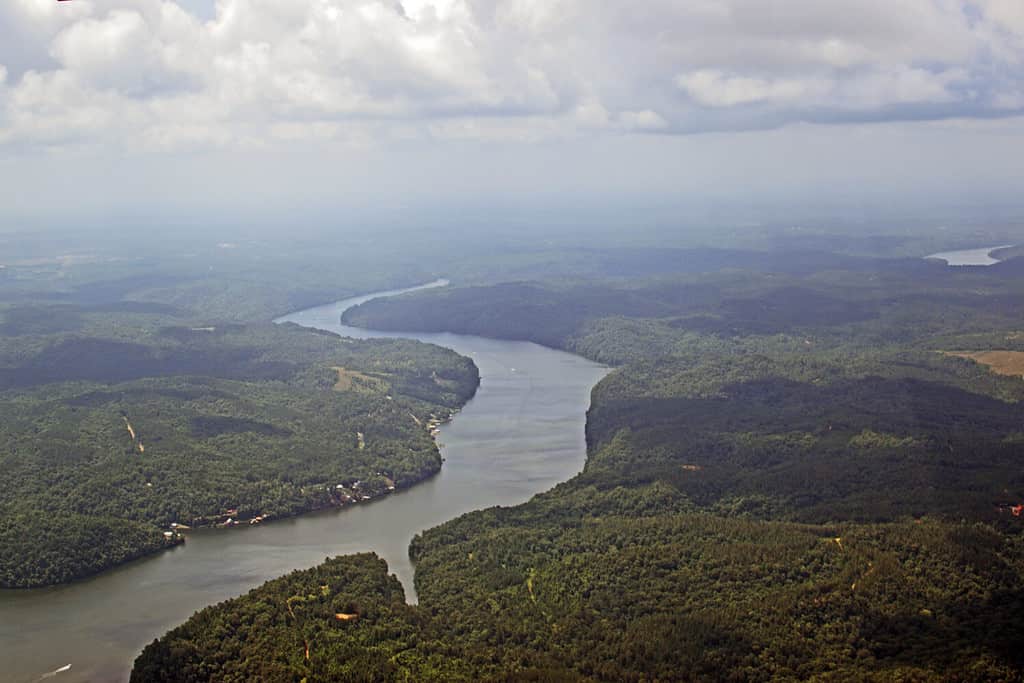 Antenna del fiume Black Warrior Alabama