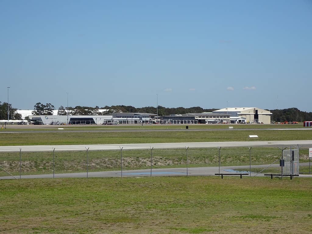 Aeroporto di Newcastle, NSW, 21 settembre 2018.