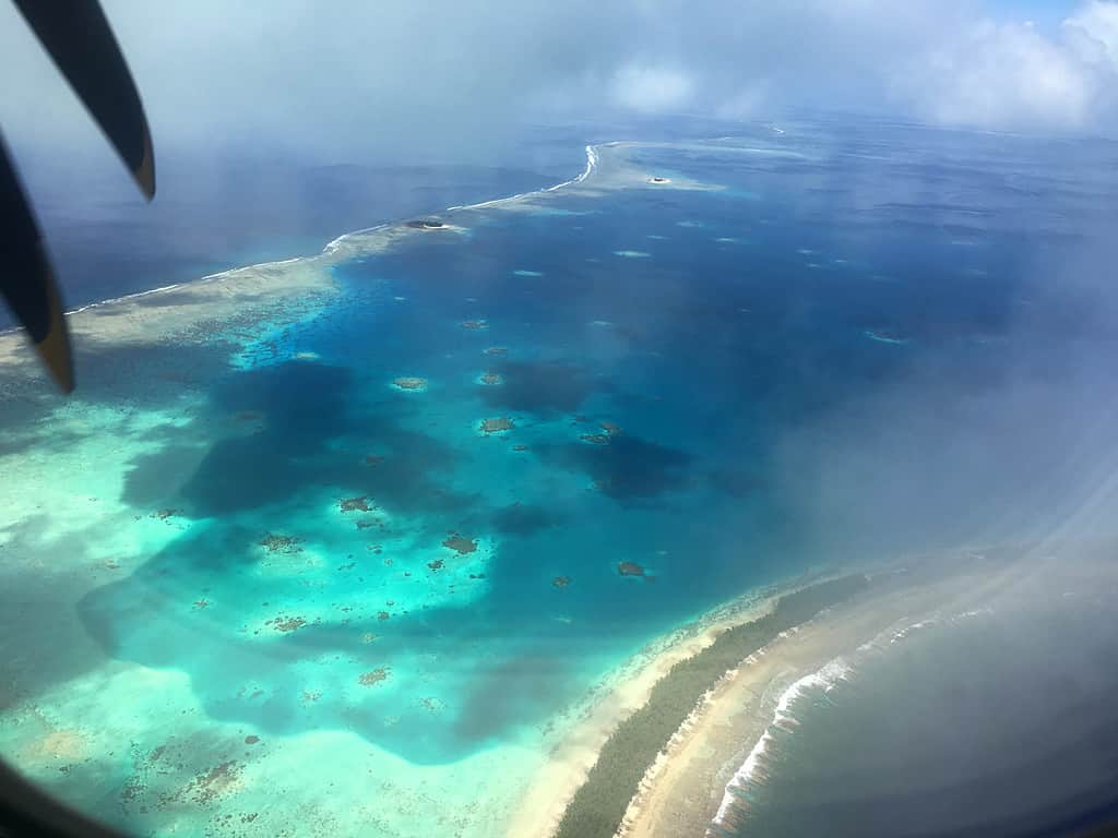 Tuvalu dall'alto