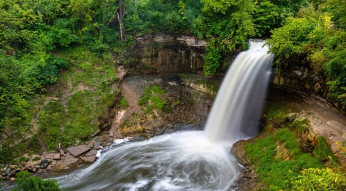 Cascate Minnehaha a Minneapolis, Minnesota